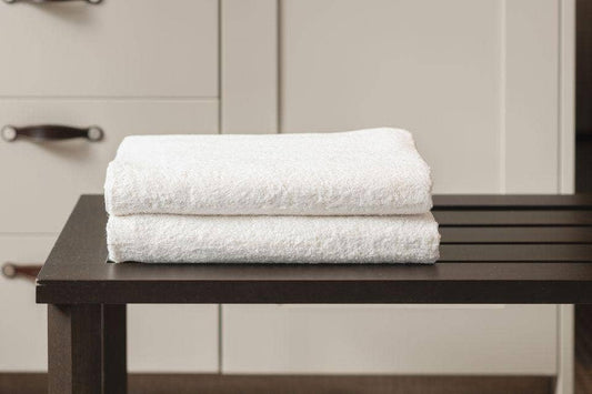 Double Bath Towels - Sun White - Thomas 'Cocky' Hunter