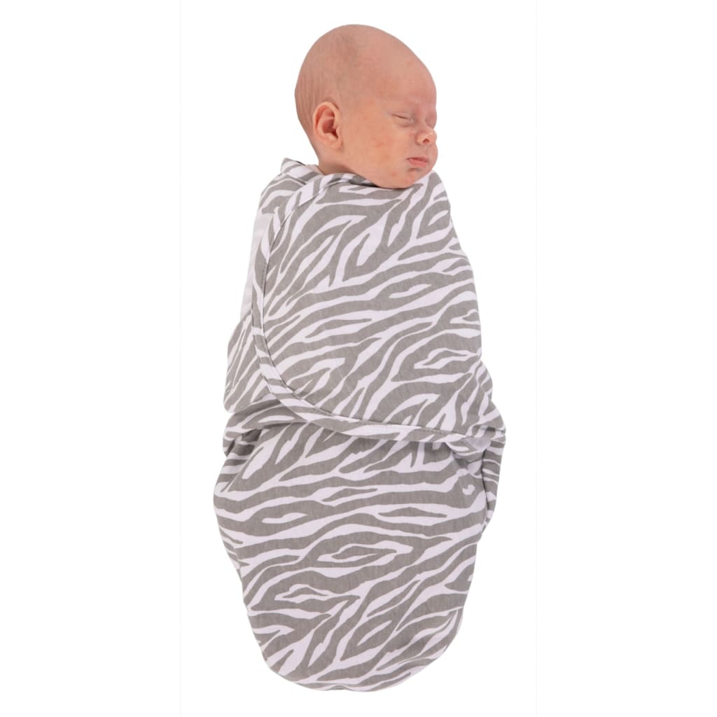 Bo Jungle Wrap Swaddling Blanket Grey And White Tiger S - Thomas 'Cocky' Hunter