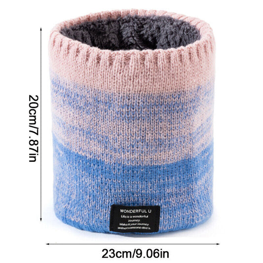 Thermal Fleece Snood Neck Warmer Scarf Warm Winter Ski For Men Women Gift UK