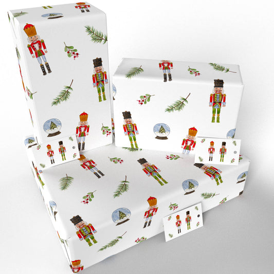 Christmas Tin Soldiers Wrapping Paper • 100% Recycled - 100gsm