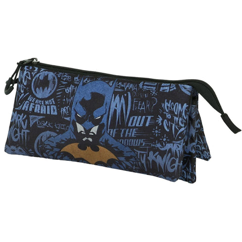 DC Comics Batman Wayne-Triple Pencil Case FAN 2.0, Blue