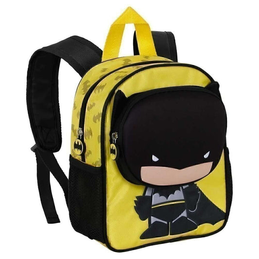 DC Comics Batman Bobblehead-Pocket Backpack, Yellow