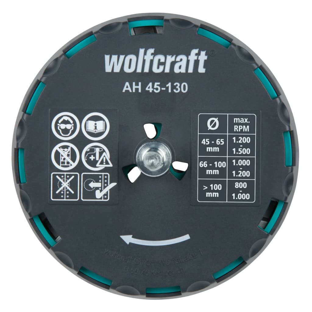 Wolfcraft Adjustable Hole Saw Ah 45-130 30 Mm Metal 5978000 - Thomas 'Cocky' Hunter