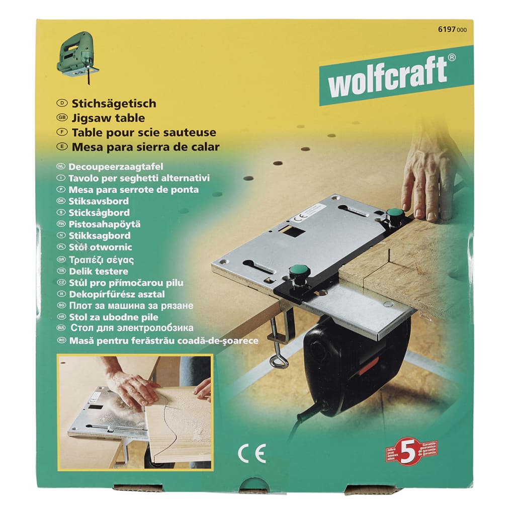 Wolfcraft Jig Saw Table 6197000 - Thomas 'Cocky' Hunter