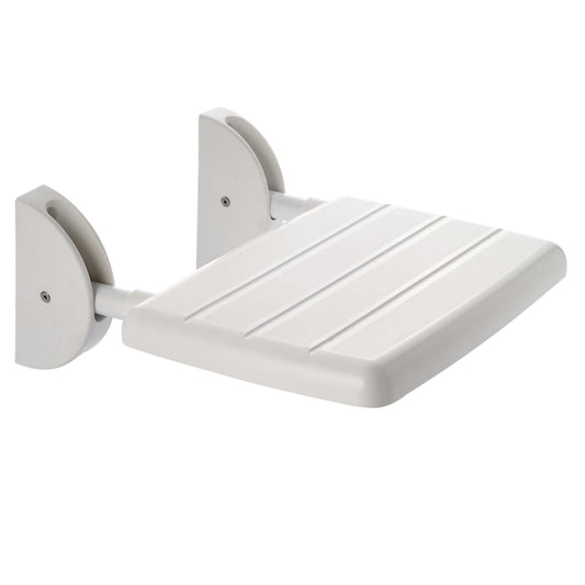 Ridder Fold-Down Shower Seat Eco White - Thomas 'Cocky' Hunter