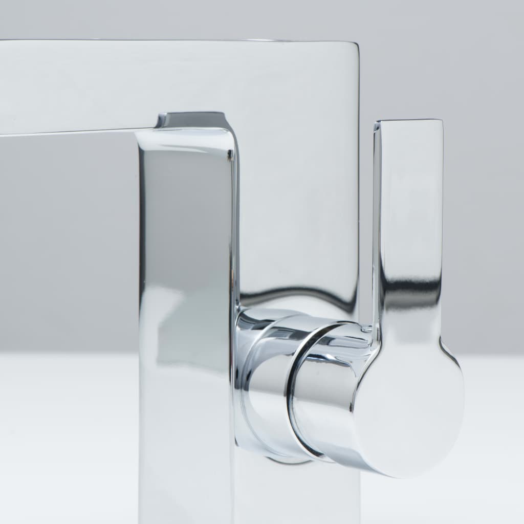 Schütte Led Basin Mixer Tap With Waterfall Spout Orinoco Chrome - Thomas 'Cocky' Hunter