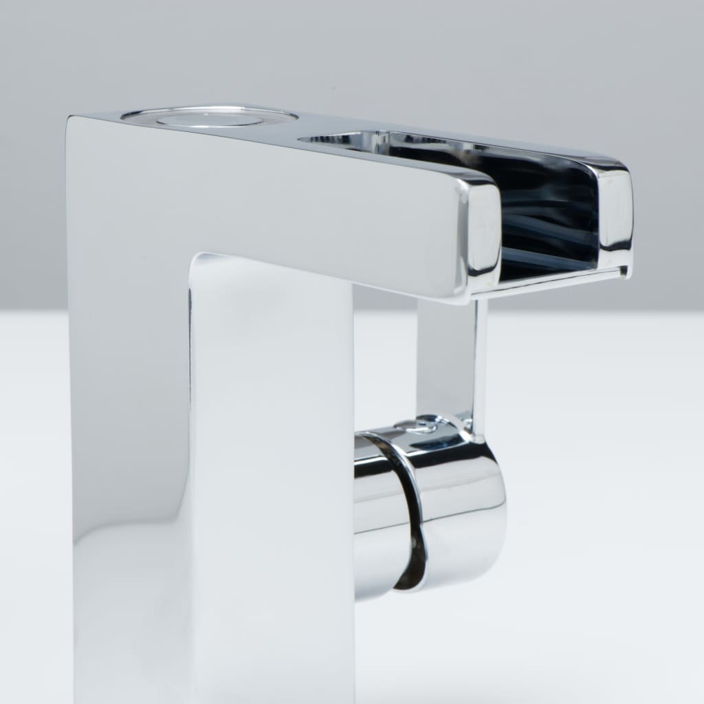 Schütte Led Basin Mixer Tap With Waterfall Spout Orinoco Chrome - Thomas 'Cocky' Hunter