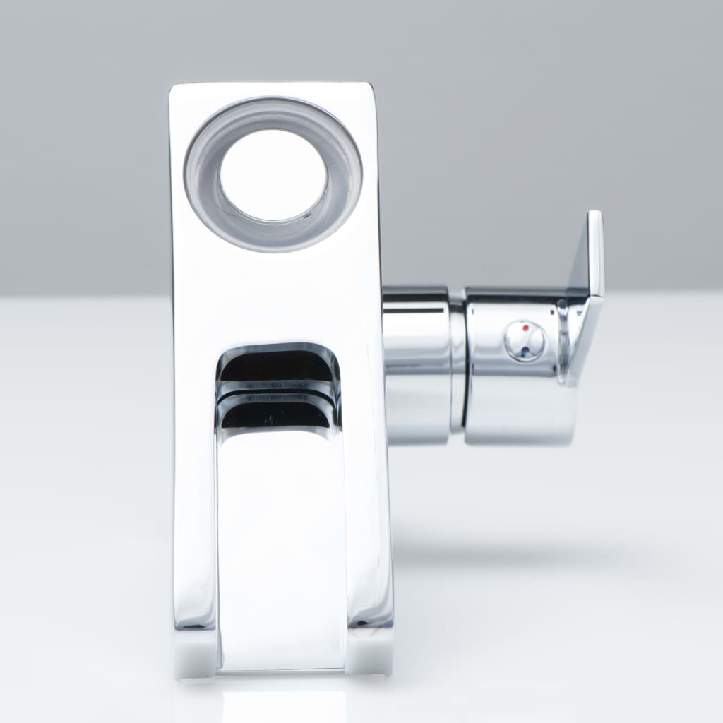 Schütte Led Basin Mixer Tap With Waterfall Spout Orinoco Chrome - Thomas 'Cocky' Hunter