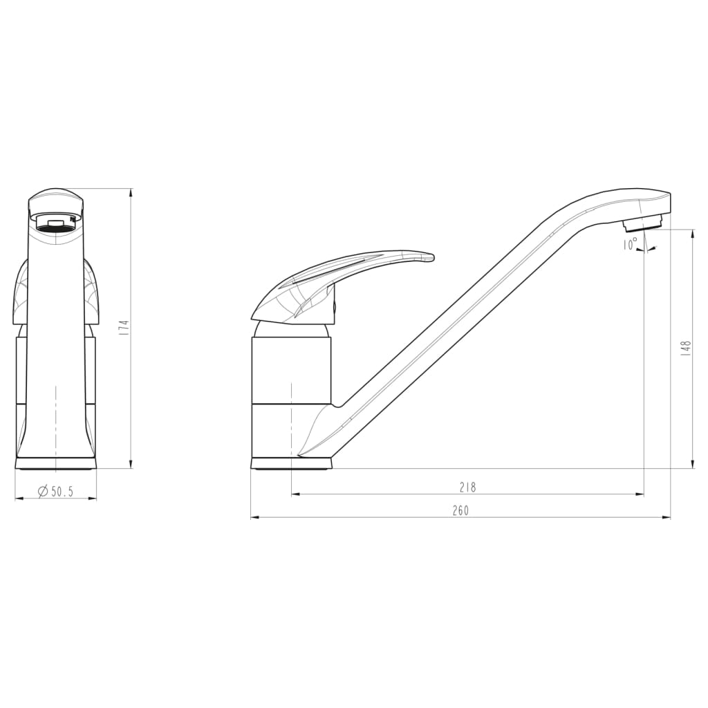 Schütte Sink Mixer Albatros Chrome - Thomas 'Cocky' Hunter