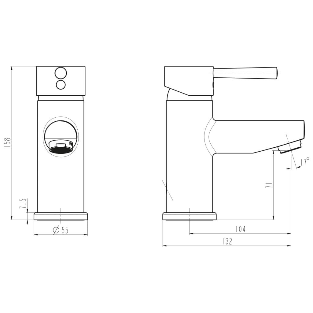 Schütte Basin Mixer Unicorn Chrome - Thomas 'Cocky' Hunter