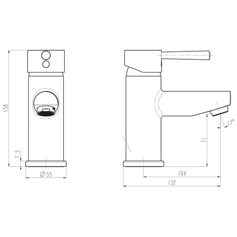 Schütte Basin Mixer Unicorn Chrome - Thomas 'Cocky' Hunter