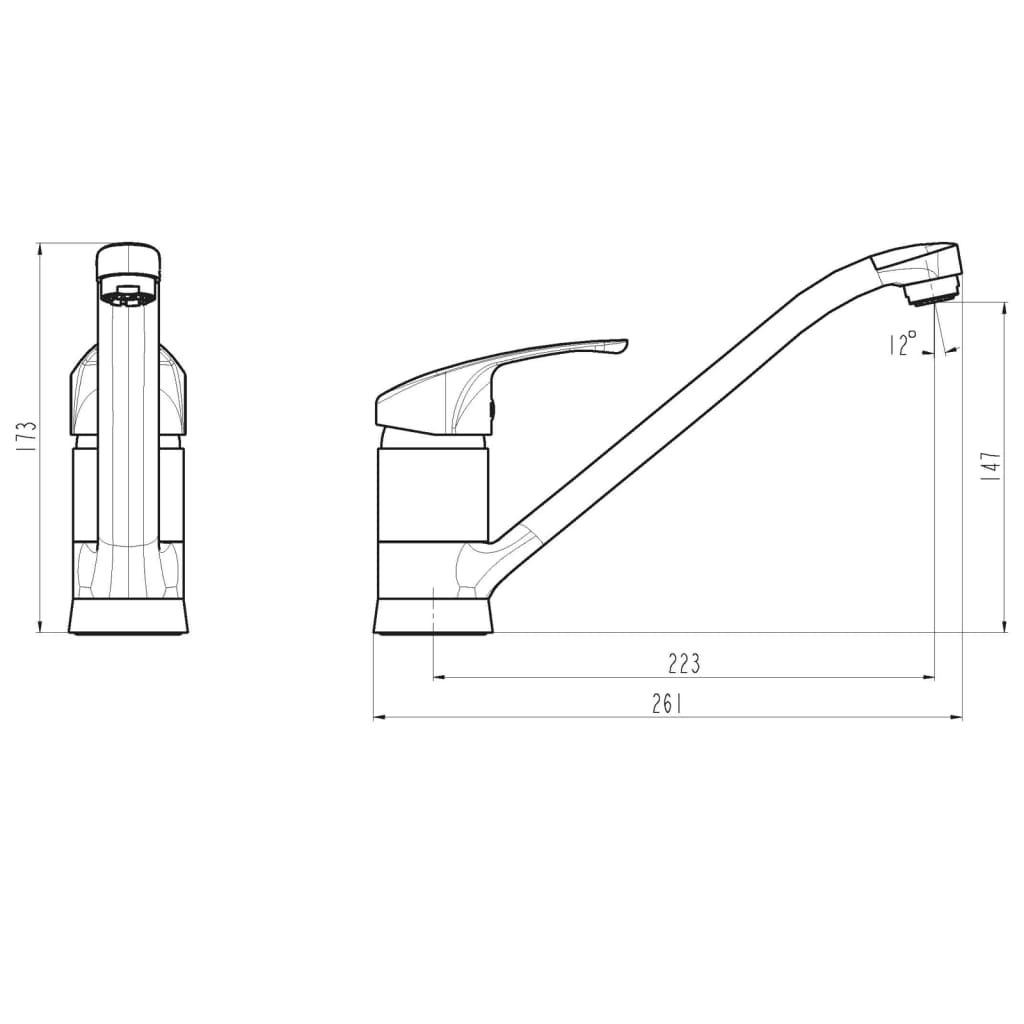 Schütte Sink Mixer Tassoni Low Pressure Chrome - Thomas 'Cocky' Hunter