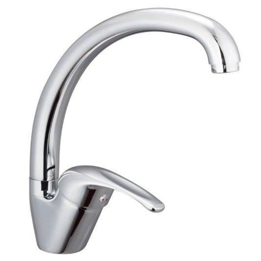 Schütte Sink Mixer With Round Spout Diziani Chrome - Thomas 'Cocky' Hunter