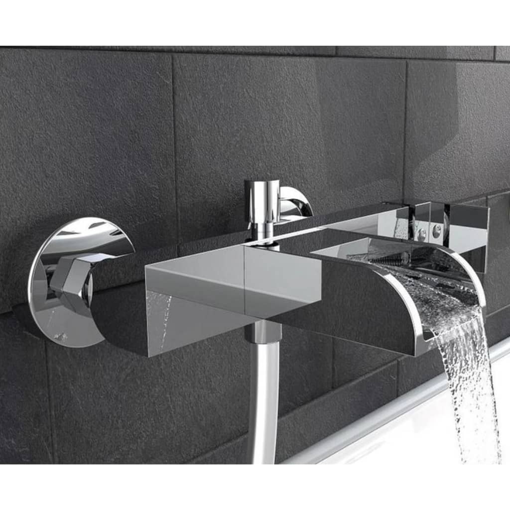 Schütte Bath Mixer With Waterfall Spout Idrovia Chrome - Thomas 'Cocky' Hunter