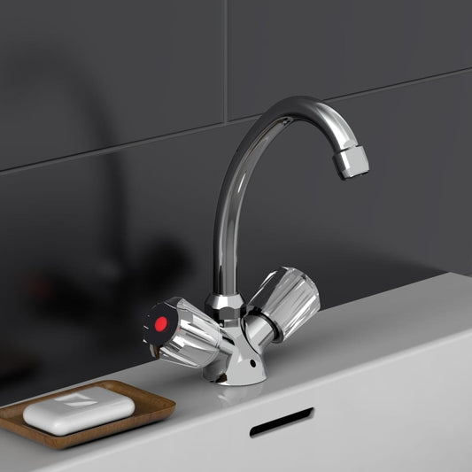 Schütte 2-Handle Basin Mixer Savino Chrome - Thomas 'Cocky' Hunter