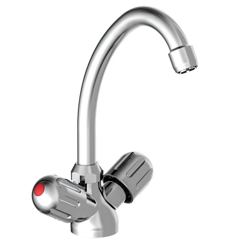 Schütte 2-Handle Sink Mixer Peruzzi Low Pressure Chrome - Thomas 'Cocky' Hunter