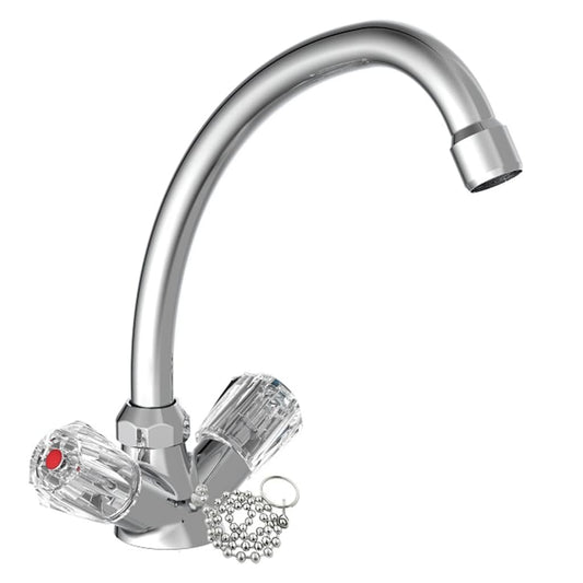 Schütte 2-Handle Basin Mixer Brillant Chrome - Thomas 'Cocky' Hunter