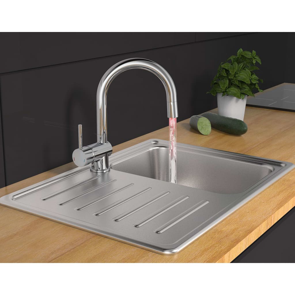 Schütte Sink Mixer With Led Stella Chrome - Thomas 'Cocky' Hunter