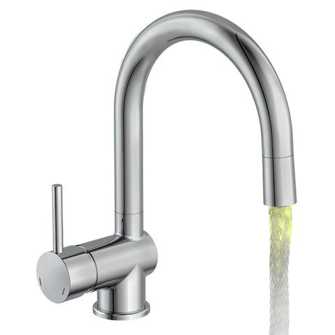 Schütte Sink Mixer With Led Stella Chrome - Thomas 'Cocky' Hunter