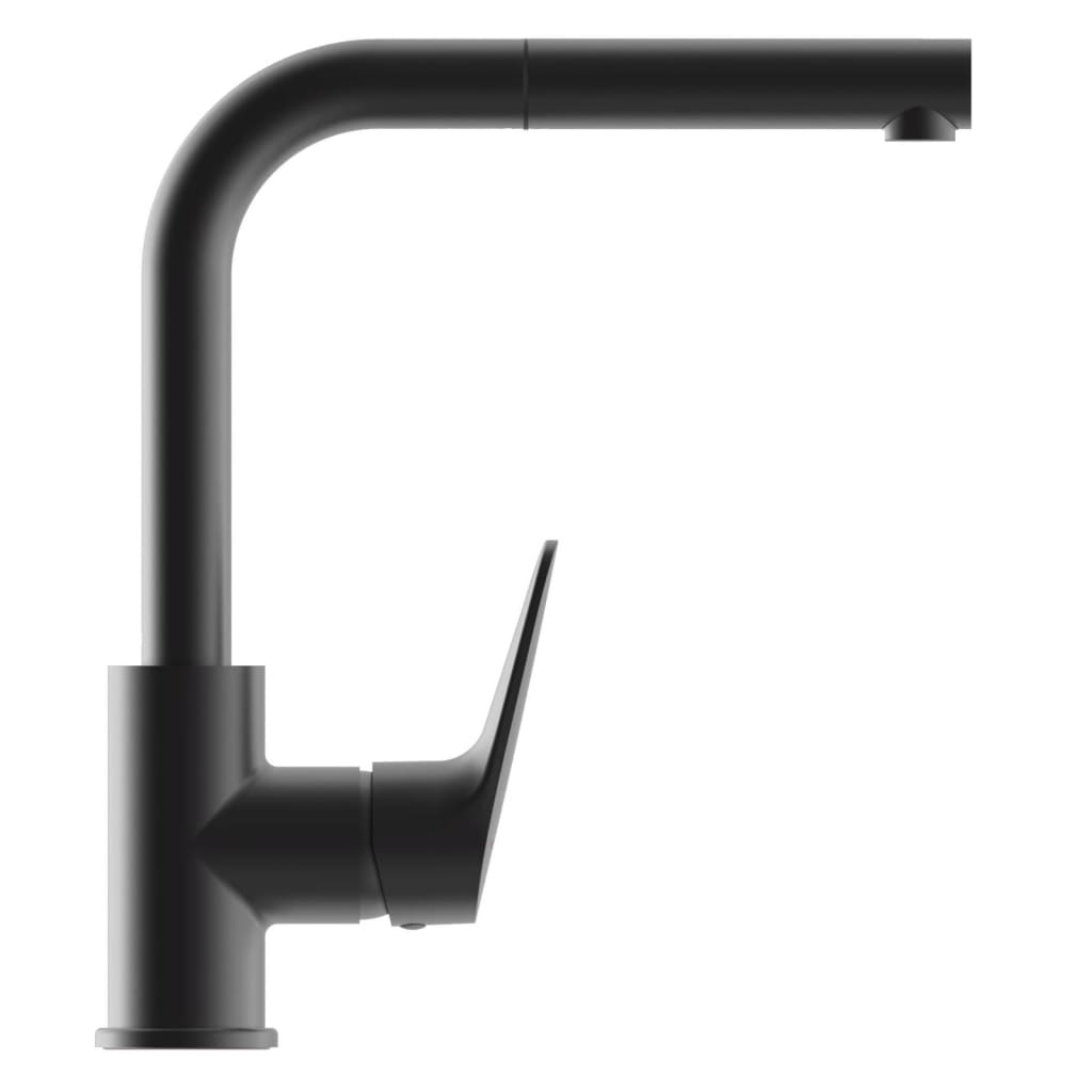 Schütte Kitchen Mixer Tap With Pull-Out Spout Florida Matte Graphite - Thomas 'Cocky' Hunter