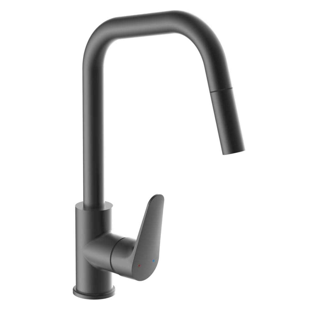 Schütte Kitchen Mixer Tap With Pull-Out Spout Seattle Matte Graphite - Thomas 'Cocky' Hunter