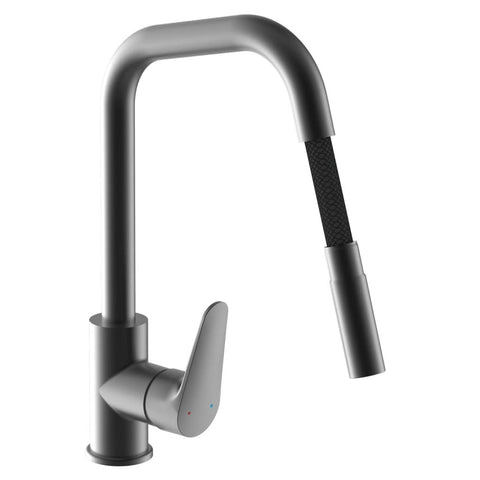 Schütte Kitchen Mixer Tap With Pull-Out Spout Seattle Matte Graphite - Thomas 'Cocky' Hunter