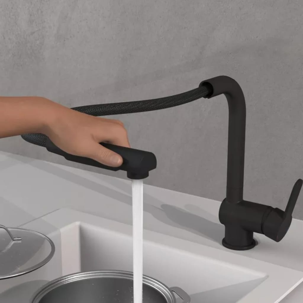 Schütte Kitchen Mixer Tap With Pull-Out Spout London Matte - Thomas 'Cocky' Hunter