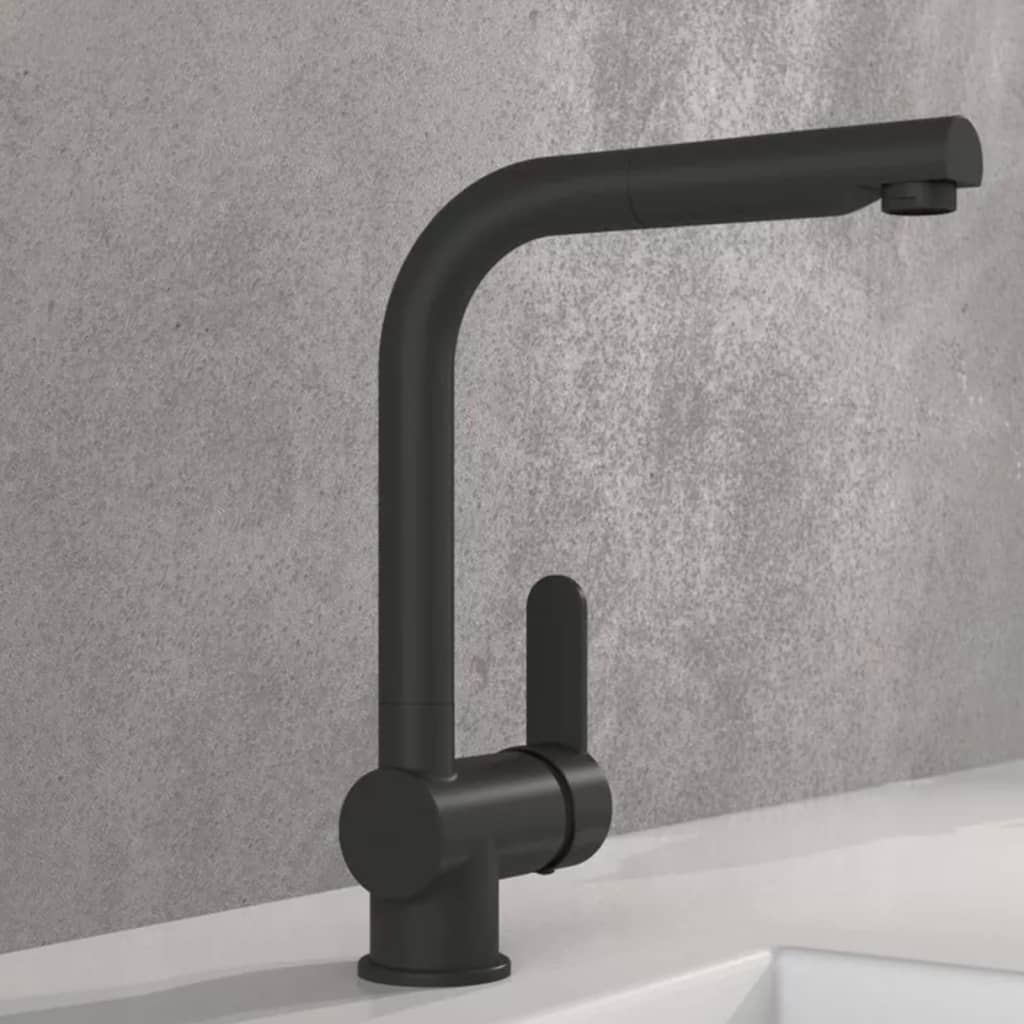 Schütte Kitchen Mixer Tap With Pull-Out Spout London Matte - Thomas 'Cocky' Hunter