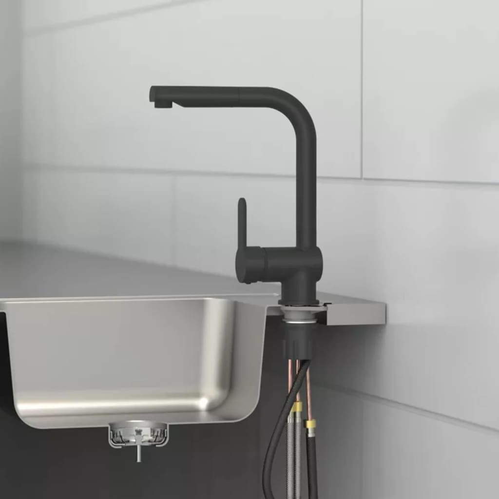 Schütte Kitchen Mixer Tap With Pull-Out Spout London Matte - Thomas 'Cocky' Hunter