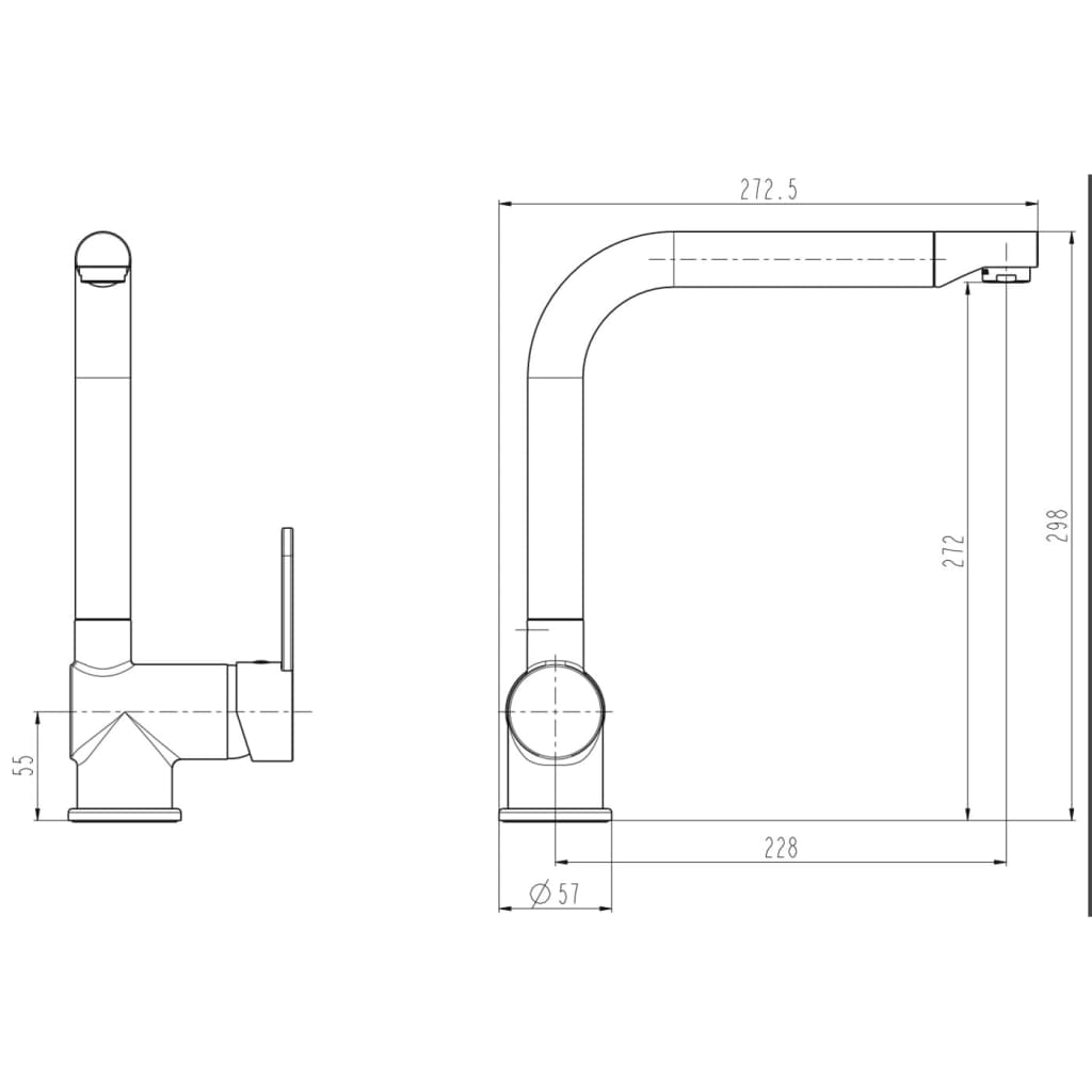 Schütte Sink Mixer Rio Silver - Thomas 'Cocky' Hunter