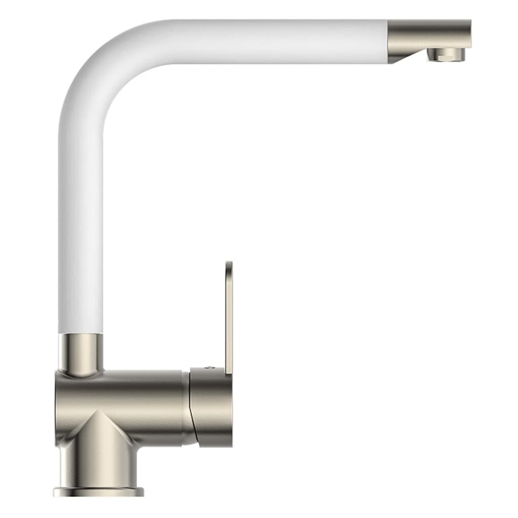 Schütte Sink Mixer With High Spout Rio Stainless Steel White Matt - Thomas 'Cocky' Hunter