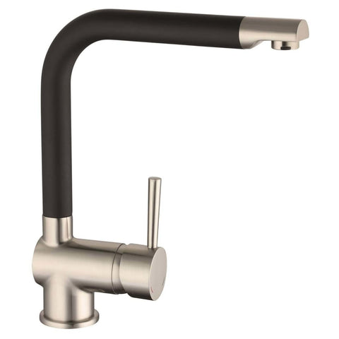 Schütte Sink Mixer &quot;Rio&quot; Stainless Steel And Black Mat - Thomas 'Cocky' Hunter