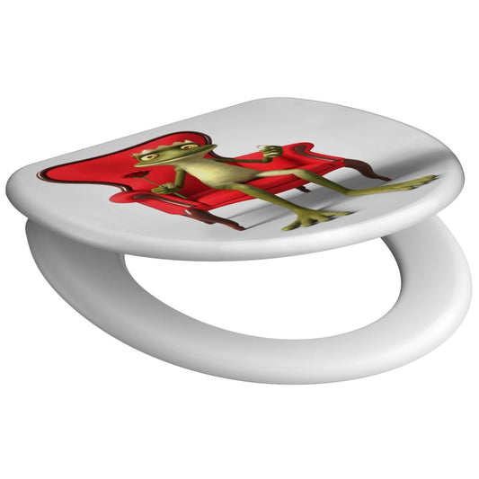 Schütte Toilet Seat With Soft-Close Frog King - Thomas 'Cocky' Hunter