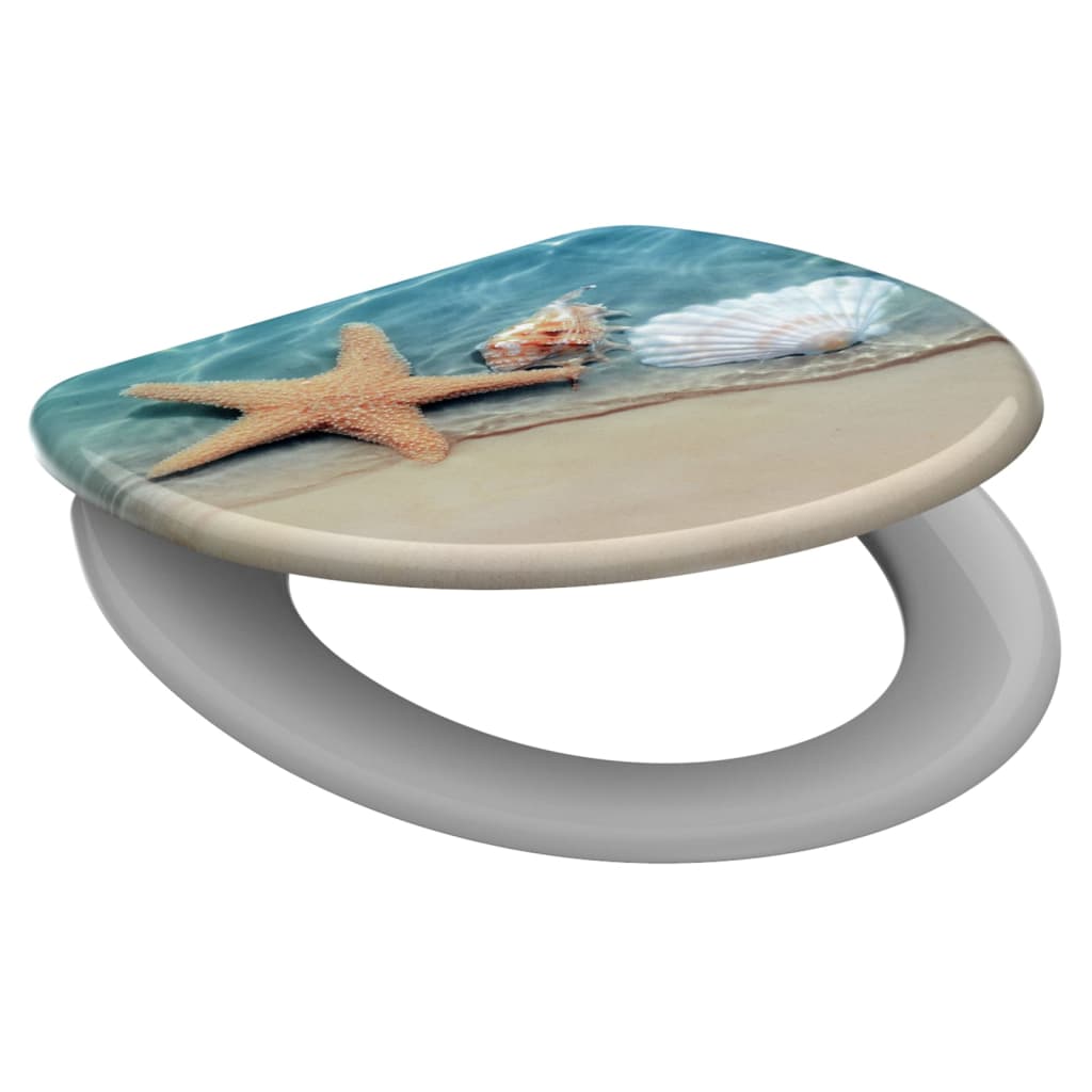 Schütte Toilet Seat With Soft-Close Beach - Thomas 'Cocky' Hunter