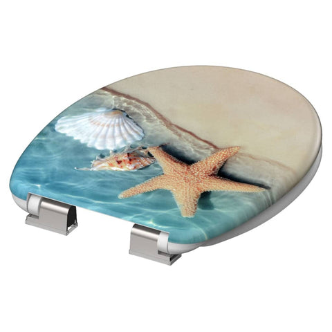 Schütte Toilet Seat With Soft-Close Beach - Thomas 'Cocky' Hunter