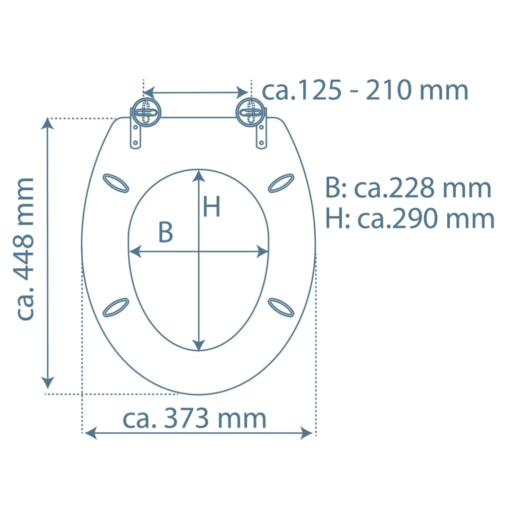 Schütte Toilet Seat With Soft-Close Beach - Thomas 'Cocky' Hunter