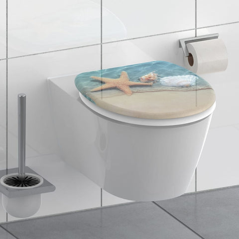 Schütte Toilet Seat With Soft-Close Beach - Thomas 'Cocky' Hunter