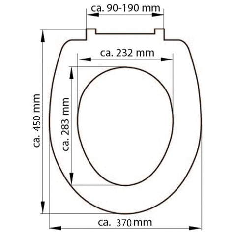 Schütte Toilet Seat White Duroplast - Thomas 'Cocky' Hunter