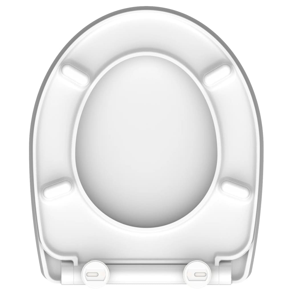 Schütte High Gloss Toilet Seat With Soft-Close Quick Release Round Dips - Thomas 'Cocky' Hunter