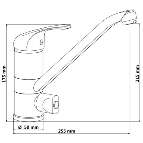 Schütte Sink Mixer With Machine Connection Ultra Chrome - Thomas 'Cocky' Hunter