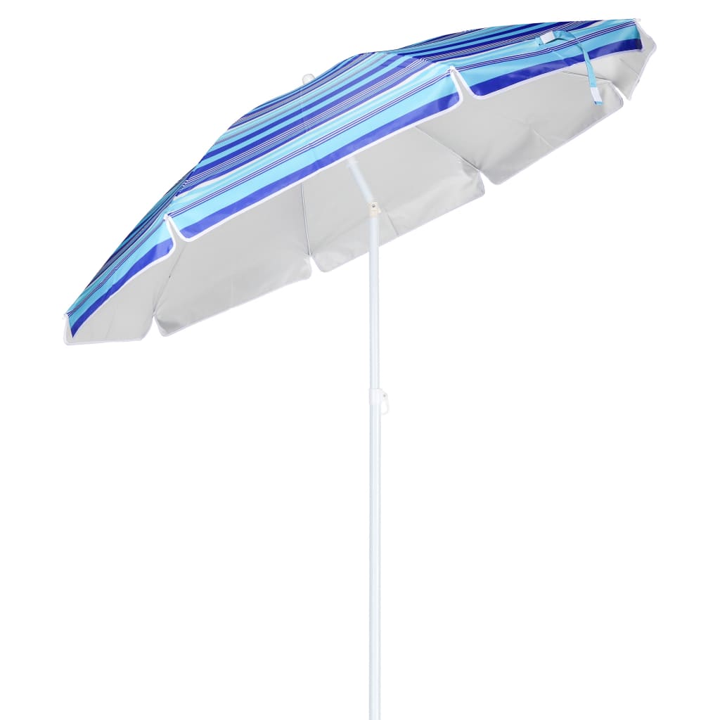 Hi Beach Parasol 200 Cm Blue Striped - Thomas 'Cocky' Hunter