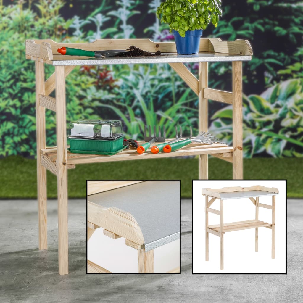 Hi Wooden Planting Table 82X38X78 Cm - Thomas 'Cocky' Hunter