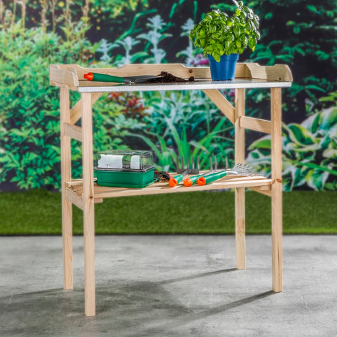 Hi Wooden Planting Table 82X38X78 Cm - Thomas 'Cocky' Hunter