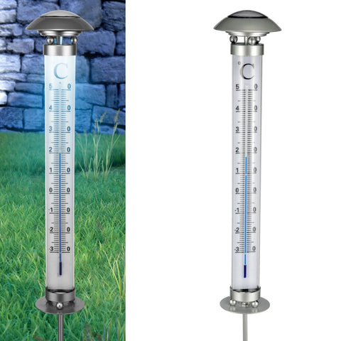 Hi Solar Garden Thermometer Light - Thomas 'Cocky' Hunter