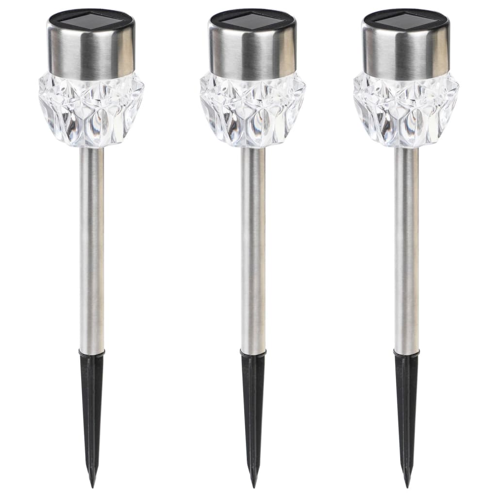 Hi Solar Led Path Light Sticks 3 Pcs Crystal - Thomas 'Cocky' Hunter