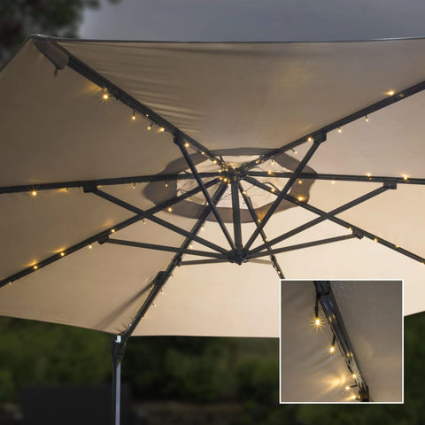 Hi Solar Umbrella String Light Led 130 Cm - Thomas 'Cocky' Hunter