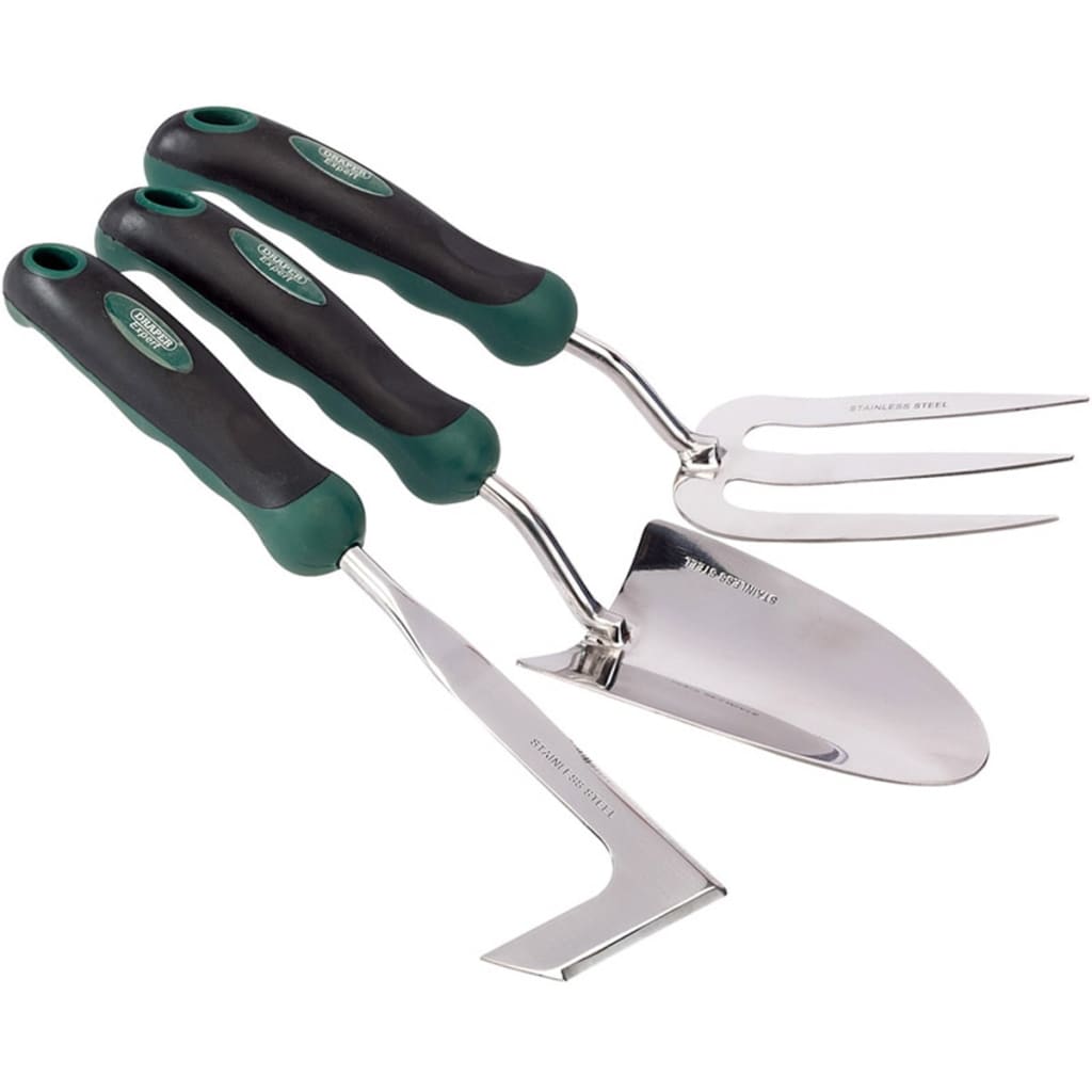 Draper Tools Garden Trowel. Hand Fork & Crack Weeder Set 27436 - Thomas 'Cocky' Hunter