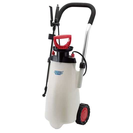 Draper Tools Expert Trolly Pump Sprayer 15 L Red 82583 - Thomas 'Cocky' Hunter