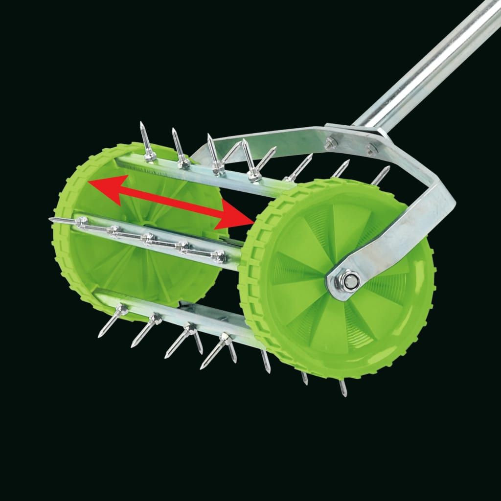 Draper Tools Rolling Lawn Aerator Spiked Drum 450 Mm Green - Thomas 'Cocky' Hunter