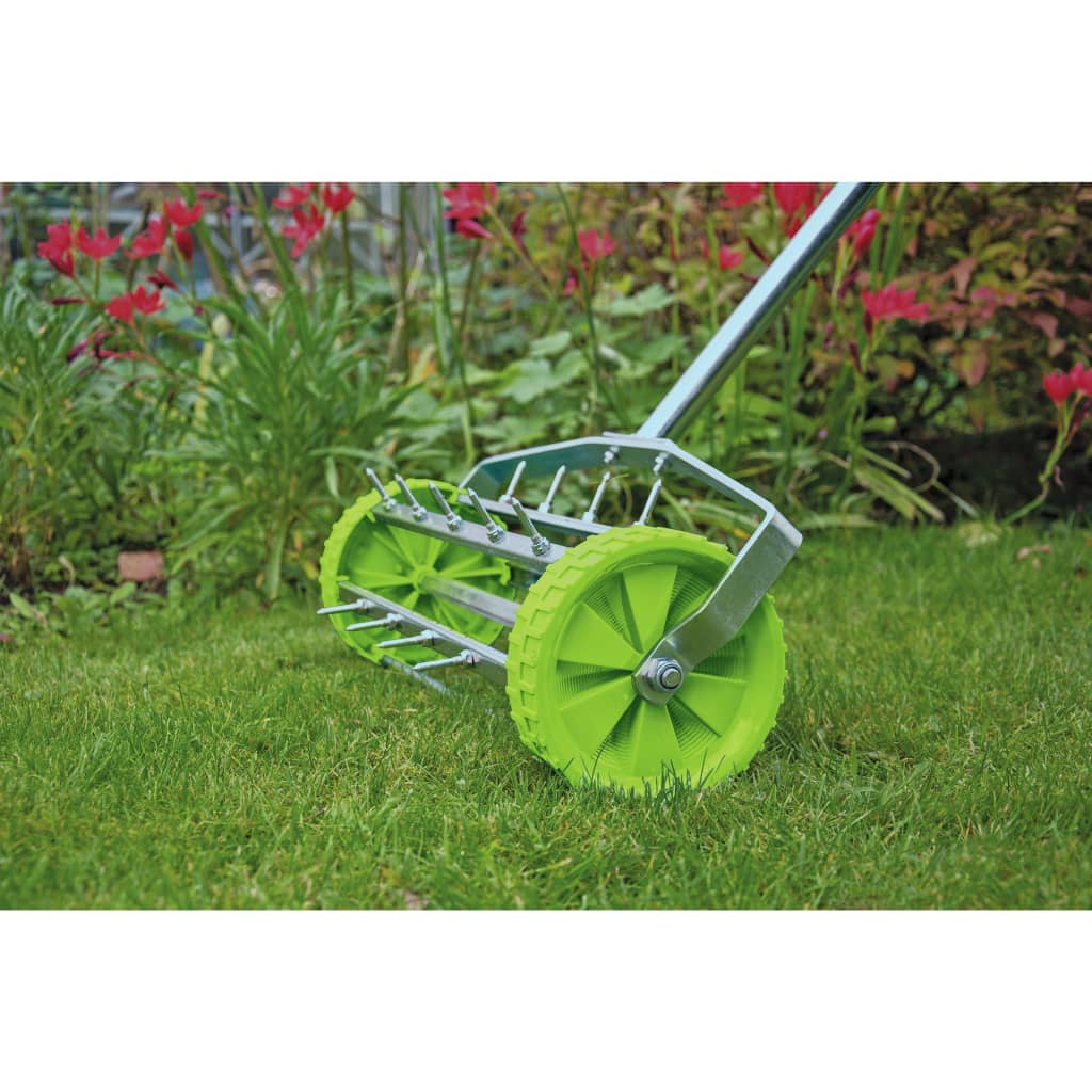 Draper Tools Rolling Lawn Aerator Spiked Drum 450 Mm Green - Thomas 'Cocky' Hunter